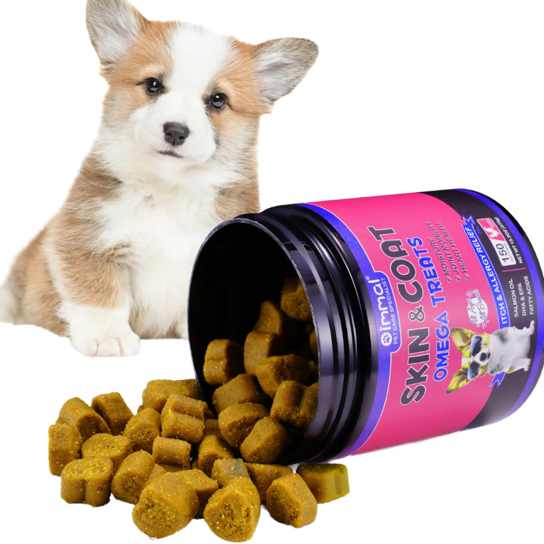 Skin &amp; Coat Omega-3 Treats for Dogs — 150 Soft Chews
