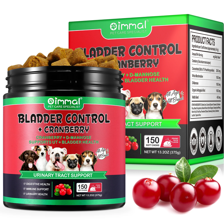 Bladder Control + Urinary Tract Support fro Dogs — 150 Soft Chews