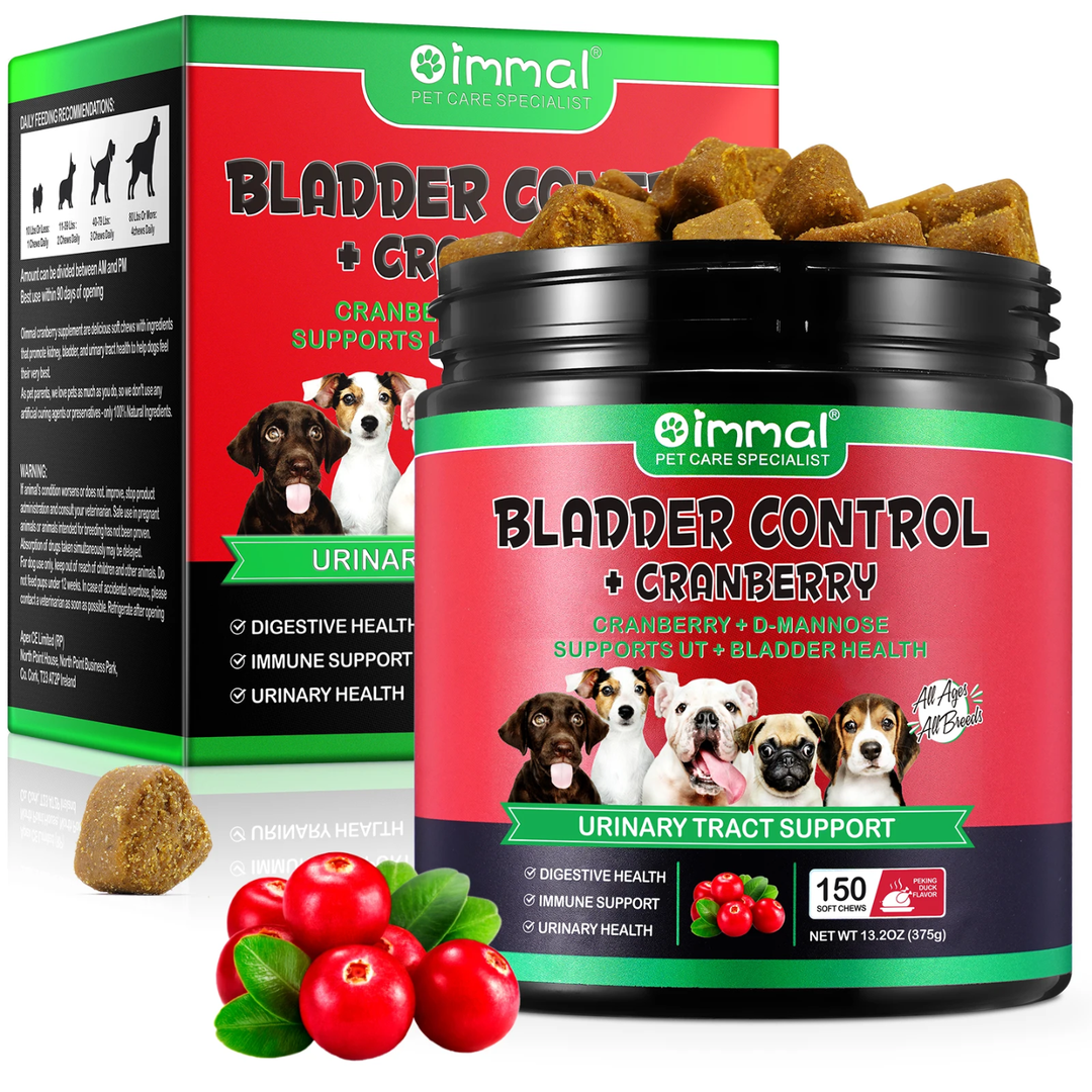 Bladder Control + Urinary Tract Support fro Dogs — 150 Soft Chews