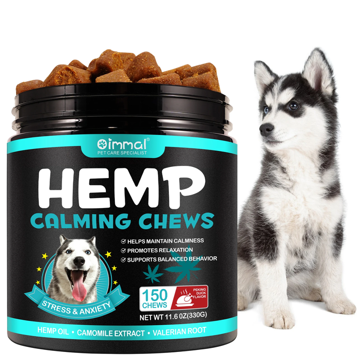 Calming Support Hemp Chews for Dogs — 110 Soft Chews