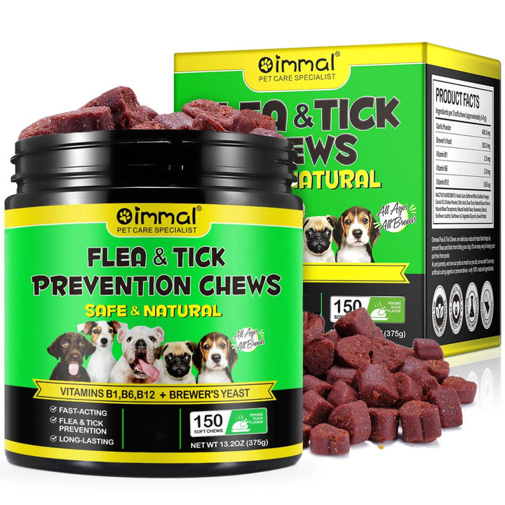 Flea &amp; Tick Support Chews for Dogs — 150 Soft Chews
