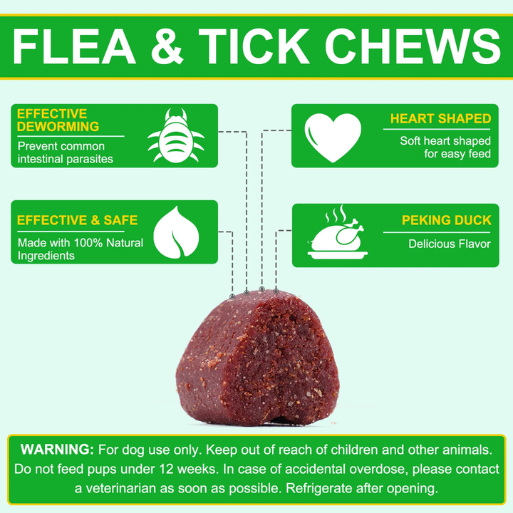 Flea &amp; Tick Support Chews for Dogs — 150 Soft Chews