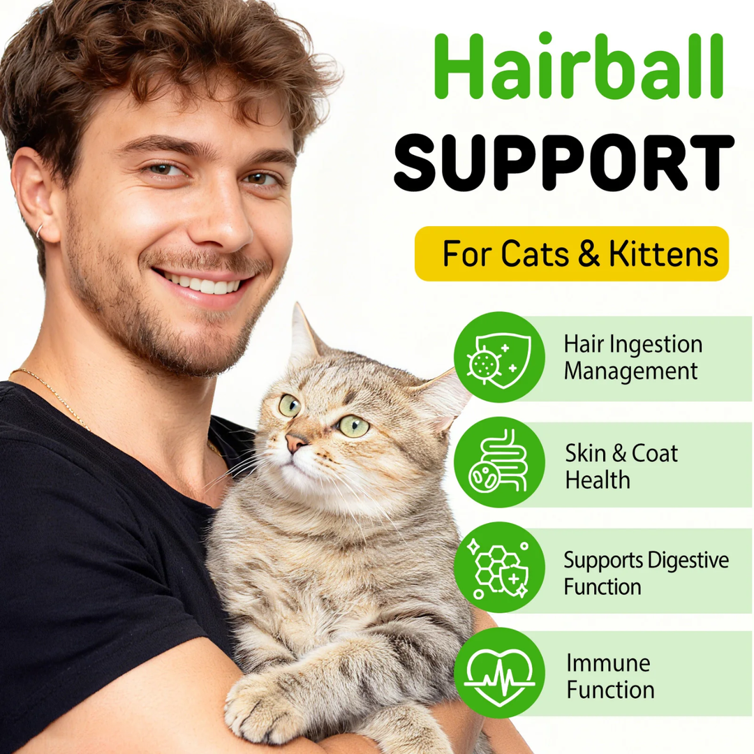 Hairball Support Chews for Cats — 100g
