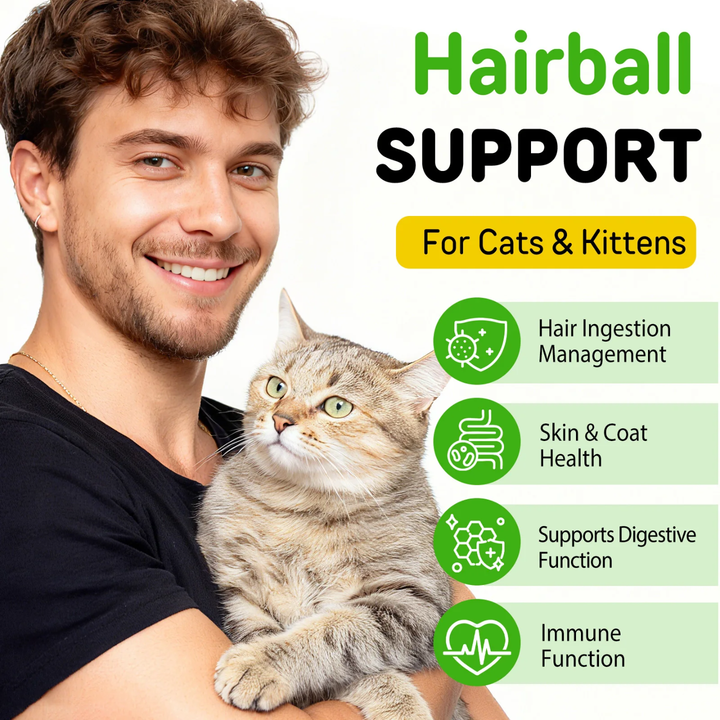 Hairball Support Chews for Cats — 100g