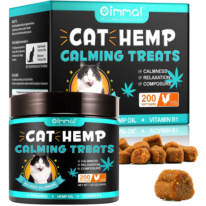 Calming Support Chews for Cats — 200 Soft Chews