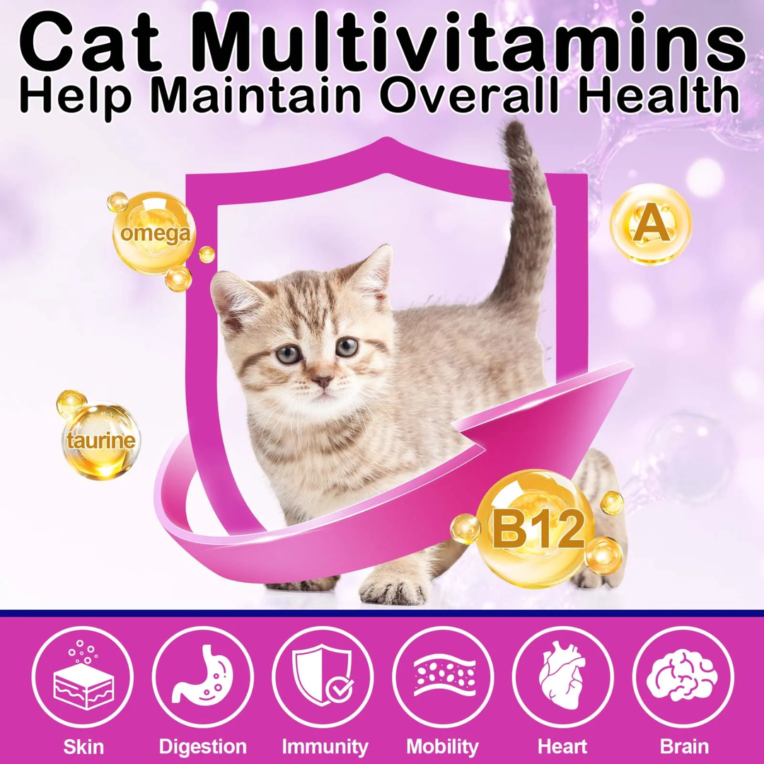 15-in-1 Multivitamin Chews for Cats — 100g