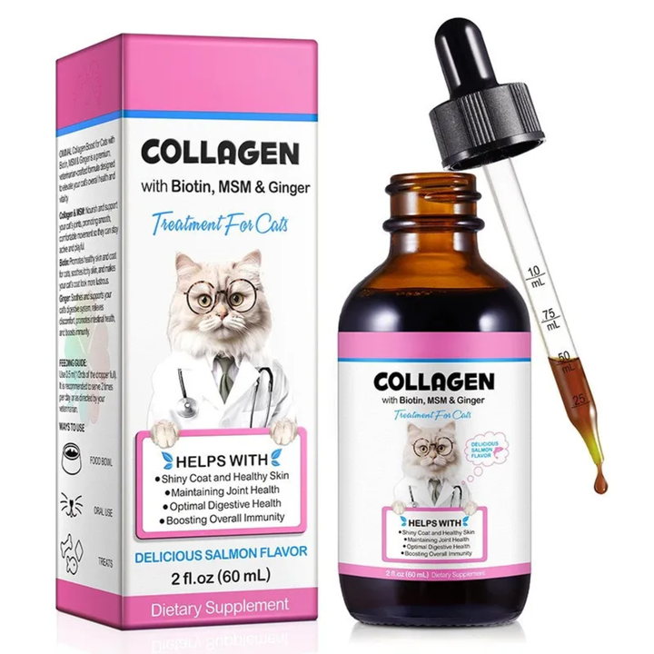 Collagen Pet Skin, Coat &amp; Mobility Support Drops — 60 mL