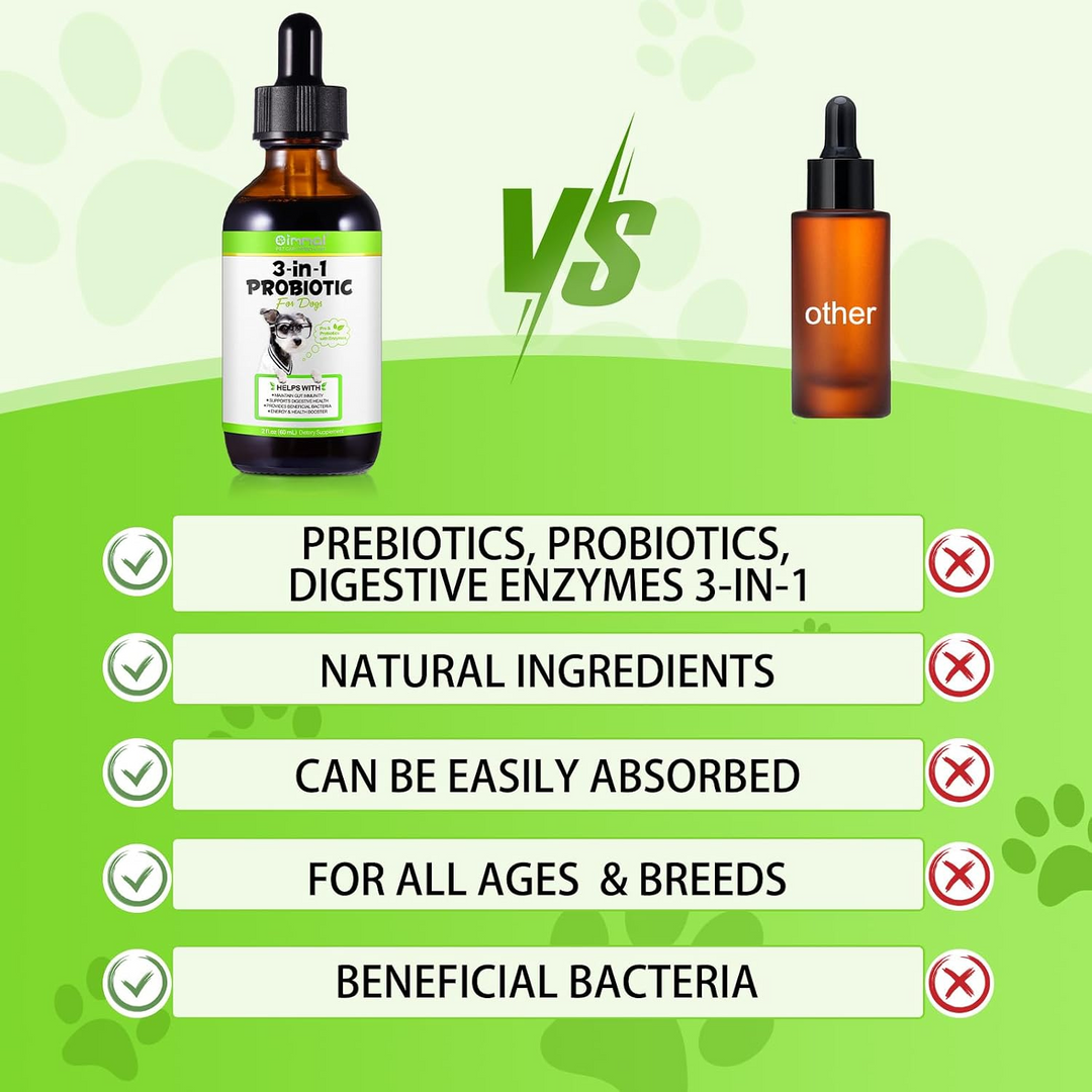 3-in-1 Probiotic Digestive Support for Dogs — 60 mL